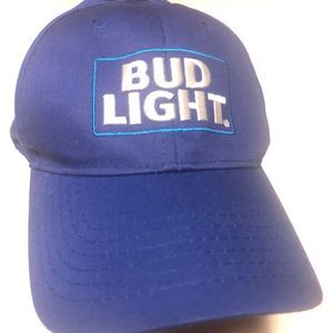 Bud light beer logo blue adjustable hat